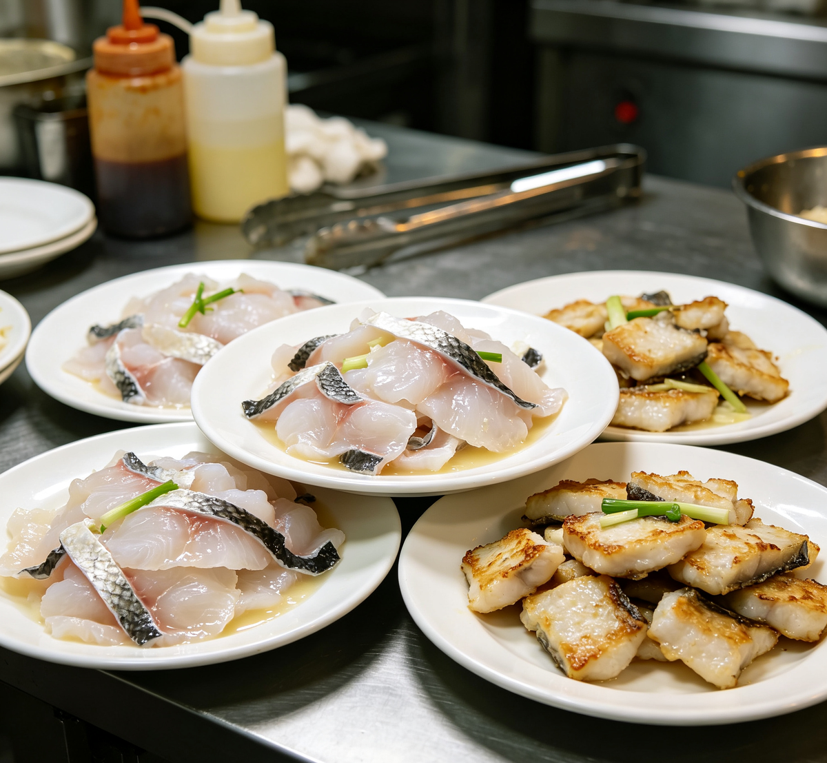 Crisp grass carp fillets